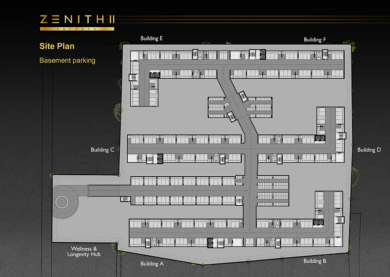 ZENITH II Pattaya — floor plan
